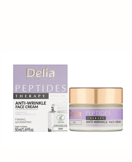 كريم للوجه مضاد للتجاعيد من ديليا، غني بالسيراميك