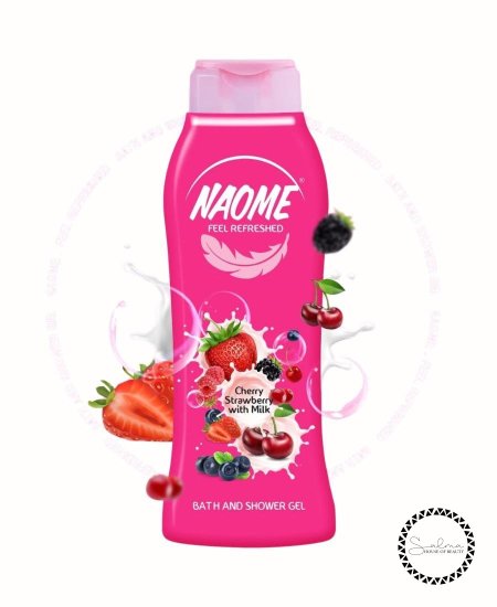 كرز وفراولة وحليب